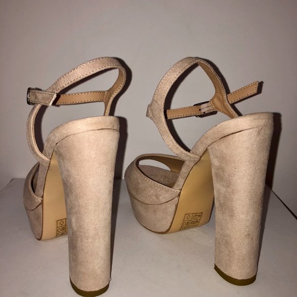 ASOS Suede Platform Heels - Picture 2 of 4